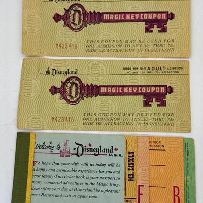 Sale Photo Thumbnail #418: late 60's or early 70's Vintage Ticket book and Coupons.  See photos for details.