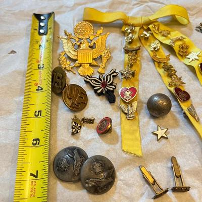 Vintage Military Girl Scouts Lot - WWI, WWII