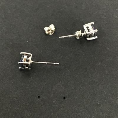 Mystic topaz, 925 sterling, silver stud earrings