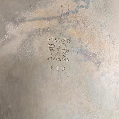 Fisher Sterling Silver Bowl 919 12.5" dia 429 grams