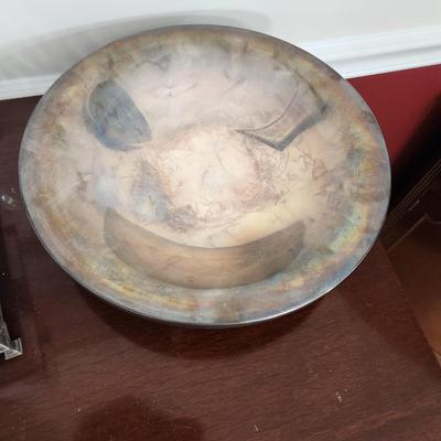 Fisher Sterling Silver Bowl 919 12.5" dia 429 grams
