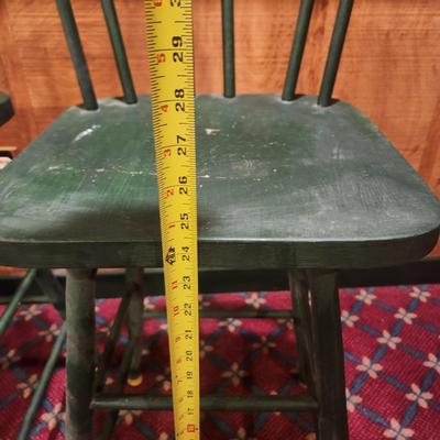 3 Wood Counter Height Stools