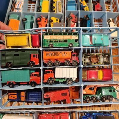 Lot of Matchbox, Corgi, Marx & Others Toy Vehicles , Booklets, Puzzles