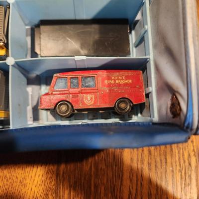 Lot of Matchbox, Corgi, Marx & Others Toy Vehicles , Booklets, Puzzles
