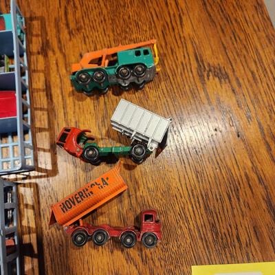Lot of Matchbox, Corgi, Marx & Others Toy Vehicles , Booklets, Puzzles