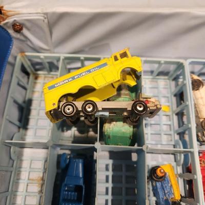 Lot of Matchbox, Corgi, Marx & Others Toy Vehicles , Booklets, Puzzles