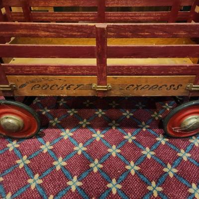 Vintage Rocket Express Wagon w Removable Sides