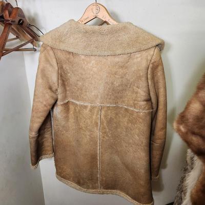 Womans Shearling Coat Featherweight Californian Spring Lamb size 10