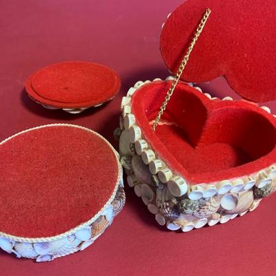 Sea Shell Trinket / Jewelry Boxes