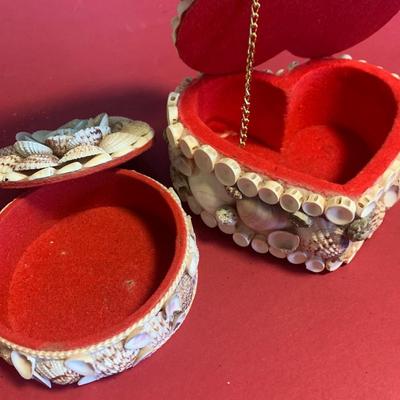 Sea Shell Trinket / Jewelry Boxes