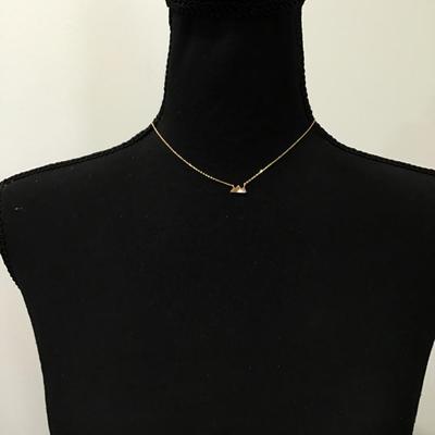 Cute dainty gold and silver toned necklace