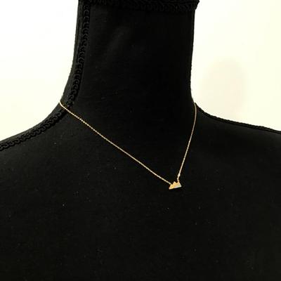 Cute dainty gold and silver toned necklace
