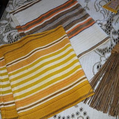 Fall Harvest Decor – Textiles, Brooms & Candles