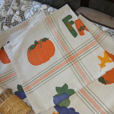 Fall Harvest Decor – Textiles, Brooms & Candles