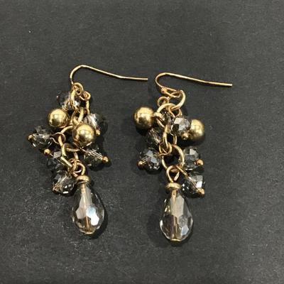 Crystal dangle earrings