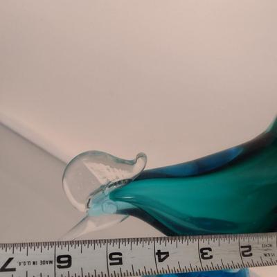 Vintage Art Glass Pheasant- Possibly Murano- Approx 13" Tall