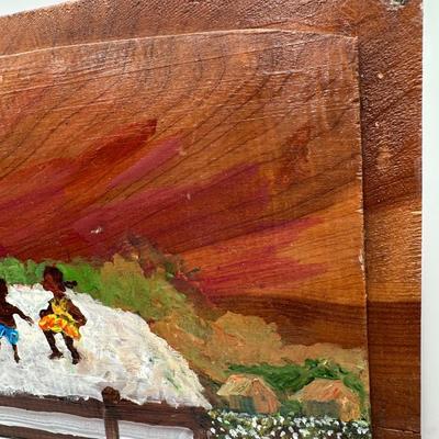 Original Painting on Wood by Juanita Courtney