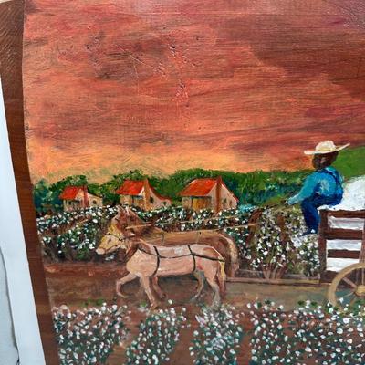 Original Painting on Wood by Juanita Courtney