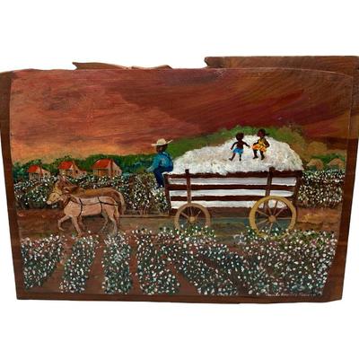 Original Painting on Wood by Juanita Courtney