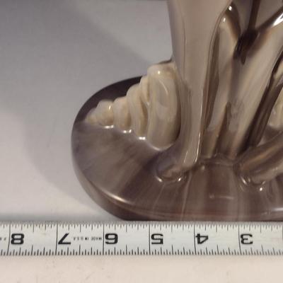 Royal Haeger Gazelle Design Glazed Ceramic Vase- Approx 15" Tall