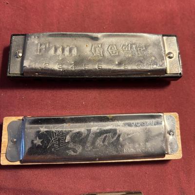 Vintage Harmonica Lot