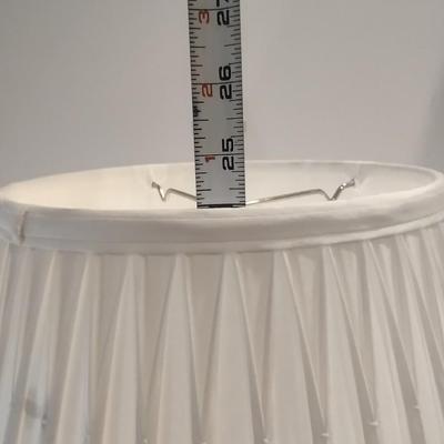 Crystal Table Top Lamp with Shade- Approx 24" Tall