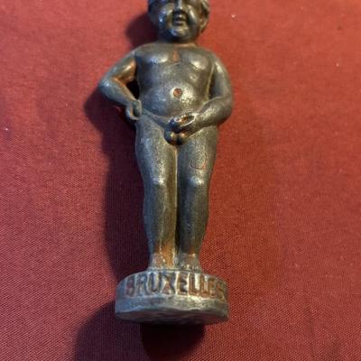 Vintage Bruxelles Metal Figure
