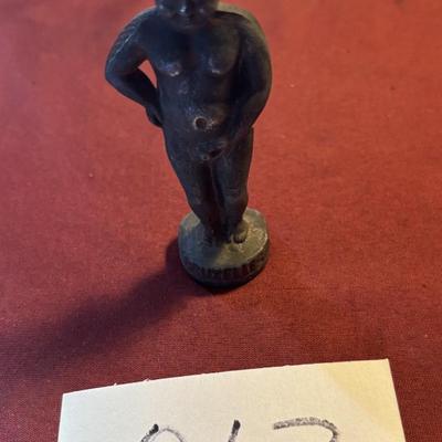 Vintage Bruxelles Metal Figure