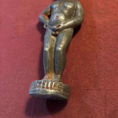 Vintage Bruxelles Metal Figure