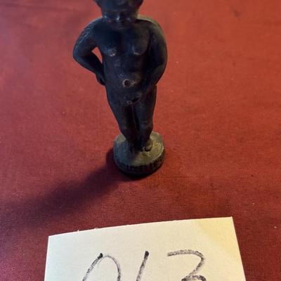 Vintage Bruxelles Metal Figure