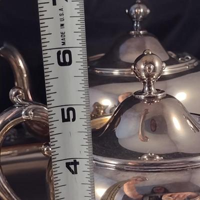 Reed & Barton Electroplate Tea/Coffee Set with Tray