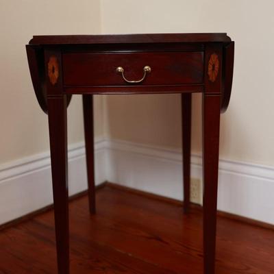 Hickory Chair Company Drop Leaf Side Table
