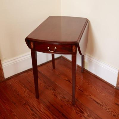 Hickory Chair Company Drop Leaf Side Table