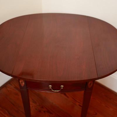 Hickory Chair Company Drop Leaf Side Table