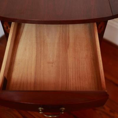 Hickory Chair Company Drop Leaf Side Table