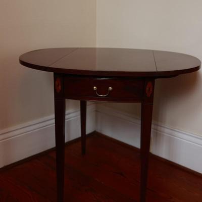 Hickory Chair Company Drop Leaf Side Table