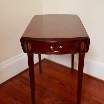 Hickory Chair Company Drop Leaf Side Table