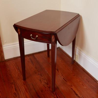 Hickory Chair Company Drop Leaf Side Table