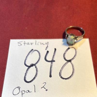 Sterling Silver Ring Opal?