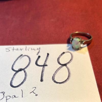 Sterling Silver Ring Opal?