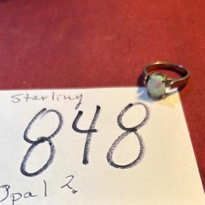 Sterling Silver Ring Opal?