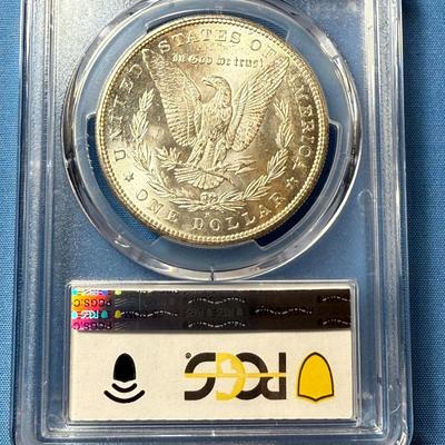 PCGS CERTIFIED 1880-S MS64 GRADED MORGAN SILVER DOLLAR AS PICTURED. (COIN #8306).