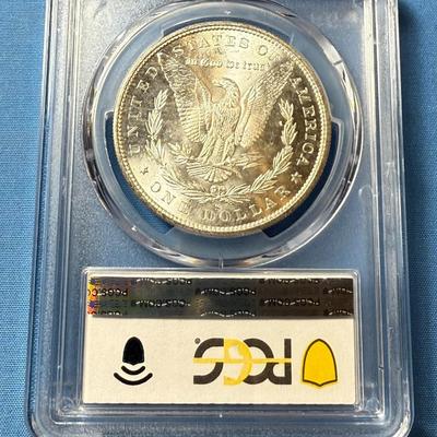 PCGS CERTIFIED 1880-S MS64 GRADED MORGAN SILVER DOLLAR AS PICTURED. (COIN #8308).