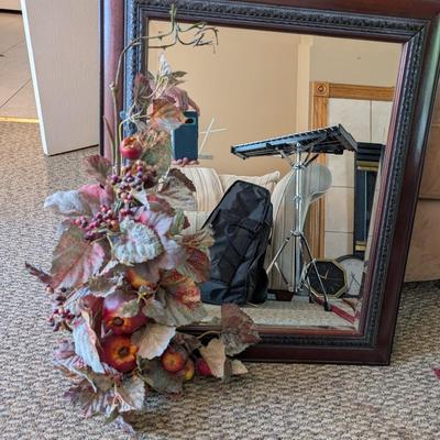 Sale Photo Thumbnail #49: Decorative Mirror. Flowers can be removed