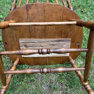 LOT 71: Vintage Rocker & Child's Chair