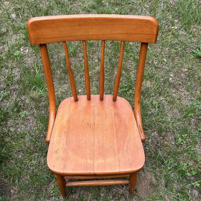 LOT 71: Vintage Rocker & Child's Chair