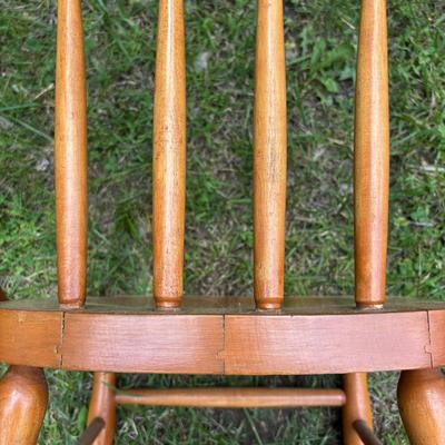 LOT 71: Vintage Rocker & Child's Chair