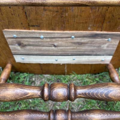 LOT 71: Vintage Rocker & Child's Chair