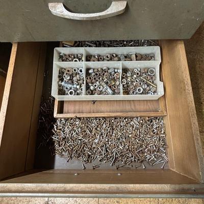 LOT 75: Basement Tool Cabinets & Tools