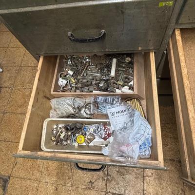 LOT 75: Basement Tool Cabinets & Tools